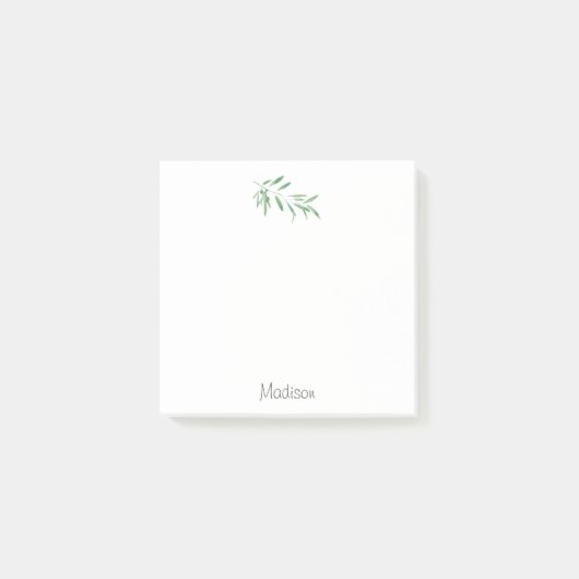 Post-it® Branche d'olive aquarelle (Devant)