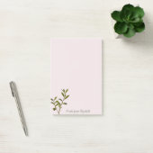 Post-it® Branche d'olive tendance - Personnalisé (Bureau)
