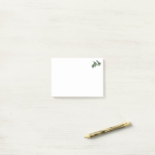 Post-it® Branche Olive (Sur un bureau)
