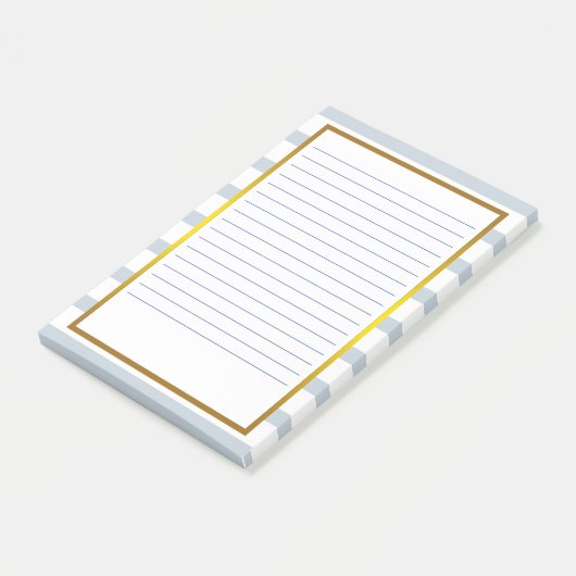 Post-it® Branches d'activité rayées blanches de rayure (Incliné)