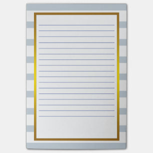 Post-it® Branches d'activité rayées blanches de rayure
