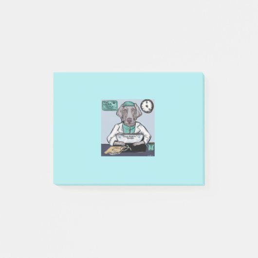 Post-it® Braque de Weimar (Devant)