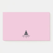 Post-it® Breathe Yoga Pose Silhouette Notes (Devant)