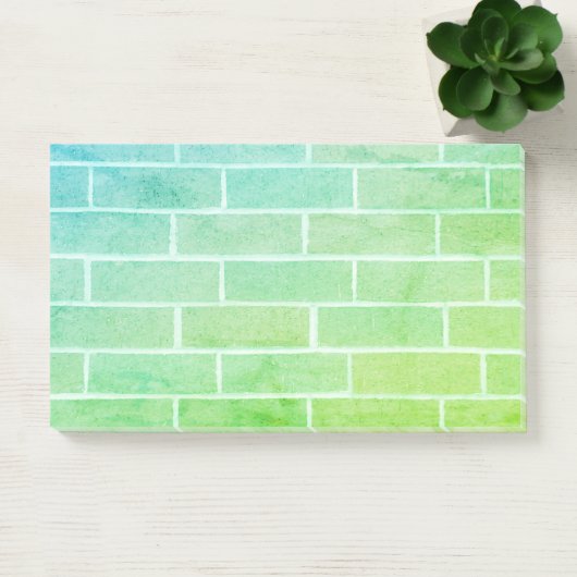 Post-it® Brick bleu vert (Bureau)