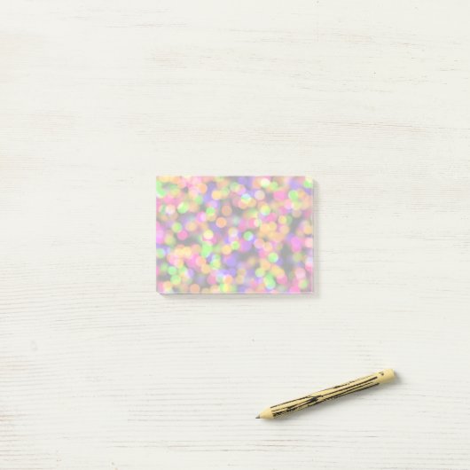 Post-it® Bright and Sparkling (Sur un bureau)