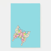 Post-it® Bright Butterfly Post It Notes (Devant)