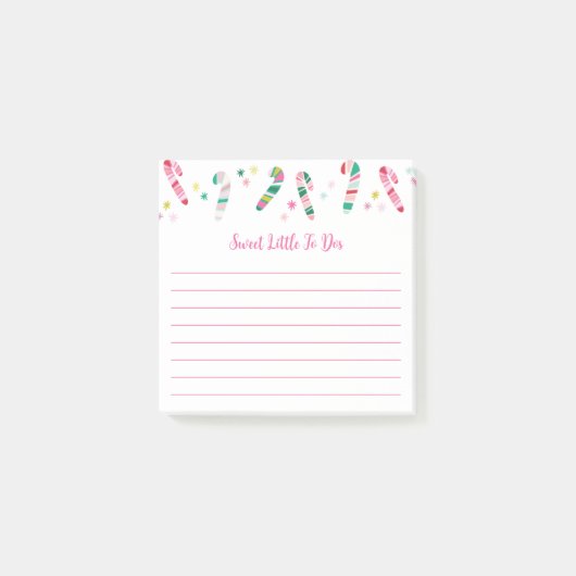 Post-it® Bright Multi Colored Candy Cane (Devant)