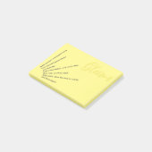 Post-it® Briller brillant post-it-note (Incliné)
