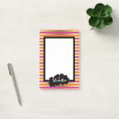 Post-it® Briller Sur Orange Rose & Faux Gold Metallic (Bureau)