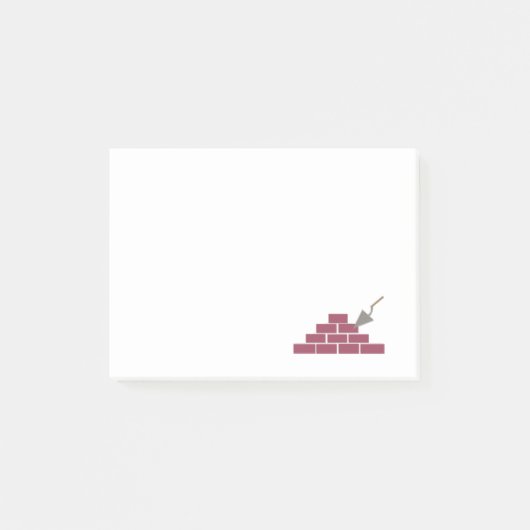 Post-it® Briques et Truelle (Devant)