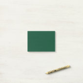 Post-it® British Racing Green Solid Color (Sur un bureau)