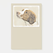 Post-it® Brittany Paining - Un joli art original de chien (Devant)