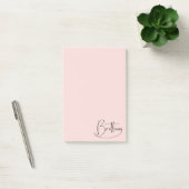 Post-it® Brittany Signature manuscrite Décor Y Blush (Bureau)