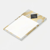 Post-it® Brochures Edgy Faux Gold sur Grey (Incliné)