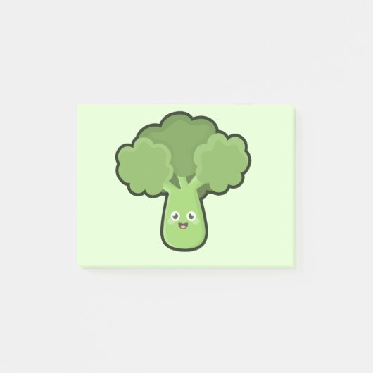 Post-it® Brocoli de Kawaii (Devant)