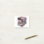 Post-it® Brooklyn Design Silver (Sur un bureau)