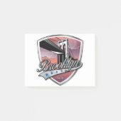 Post-it® Brooklyn Design Silver (Devant)