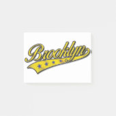 Post-it® Brooklyn Logo Gold Embossé (Devant)