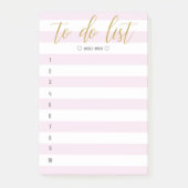 Post-it® Brosse fractionnée en lettres à faire (Devant)