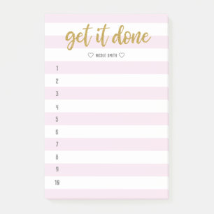 Post-it® Brosse fractionnée par lettres Get it Done