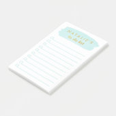 Post-it® Brosse - Liste Personnalisée (Incliné)