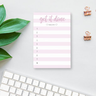 Post-it® Brosse rayée Lettré Faites-le faire