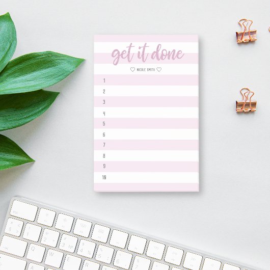 Post-it® Brosse rayée Lettré Faites-le faire