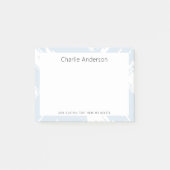 Post-it® Brosses bleu pâle et légère (Devant)