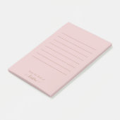 Post-it® Brouiller du bureau de Lined Large sur mesure (Incliné)