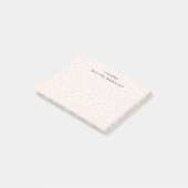 Post-it® Brouiller | Empreinte de léopard Pastel Personnali (Incliné)