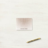 Post-it® Brown bois look Modèle Creative Distressed Texte (Sur un bureau)