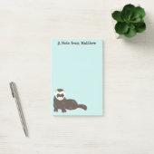 Post-it® Brown personnalisé Ferret Mint Green (Bureau)