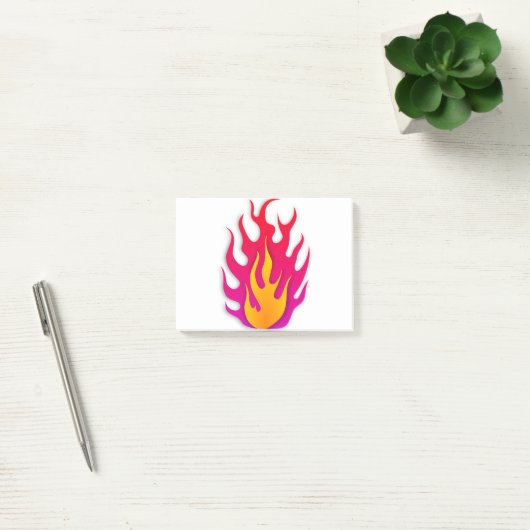 Post-it® Brûlage à chaud inflammable par flamme (Bureau)
