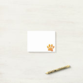 Post-it® Brûlure à mâchoires pour chien - Impression âgée (Sur un bureau)