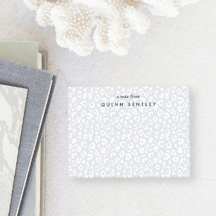 Post-it® Brume   Empreinte de léopard Pastel Personnalisé