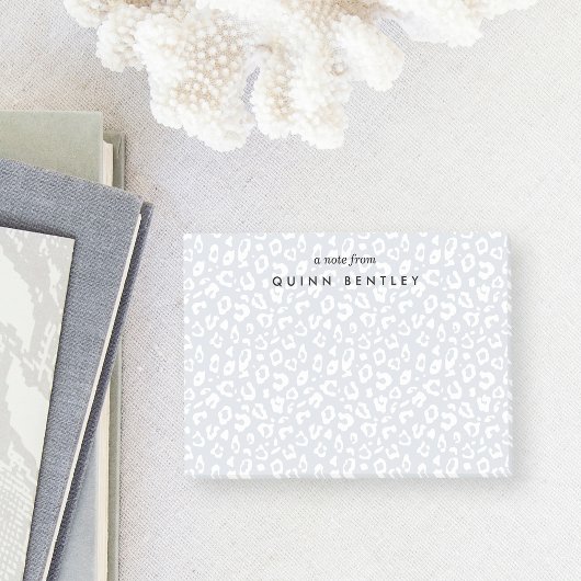 Post-it® Brume | Empreinte de léopard Pastel Personnalisé