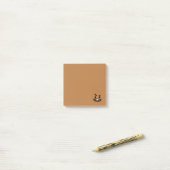 Post-it® Brun clair brun (Sur un bureau)