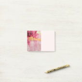 Post-it® Brush artistique touche or et rose (Sur un bureau)