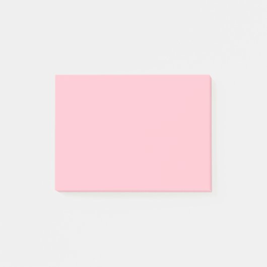 Post-it® Bubblegum rose couleur solide (Devant)