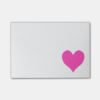 Post-it® Bubblegum rose mignon forme coeur