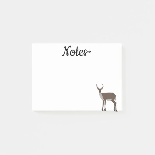 Post-it® Buck Deer Animal (Devant)