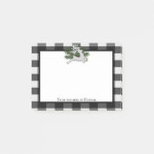 Post-it® Buffle de rennes Plaid personnalisé (Devant)