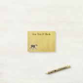 Post-it® Bull Caribou (Sur un bureau)