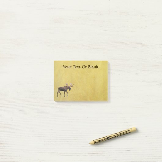 Post-it® Bull Moose (Sur un bureau)