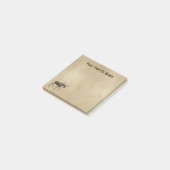 Post-it® Bull Moose Sur Ancien Papier (Incliné)