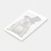 Post-it® Bulldog anglais, Hound officiel et Casquette (Incliné)