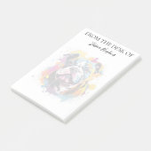 Post-it® Bulldog Lover Monogrammed Dog (Incliné)