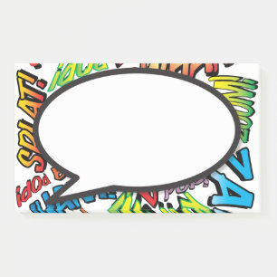 Post-it® Bulle de bande dessinée colorée moderne et amusant