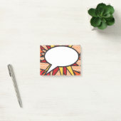 Post-it® Bulle de bande dessinée d'art pop tendance moderne (Bureau)
