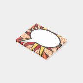 Post-it® Bulle de bande dessinée d'art pop tendance moderne (Incliné)